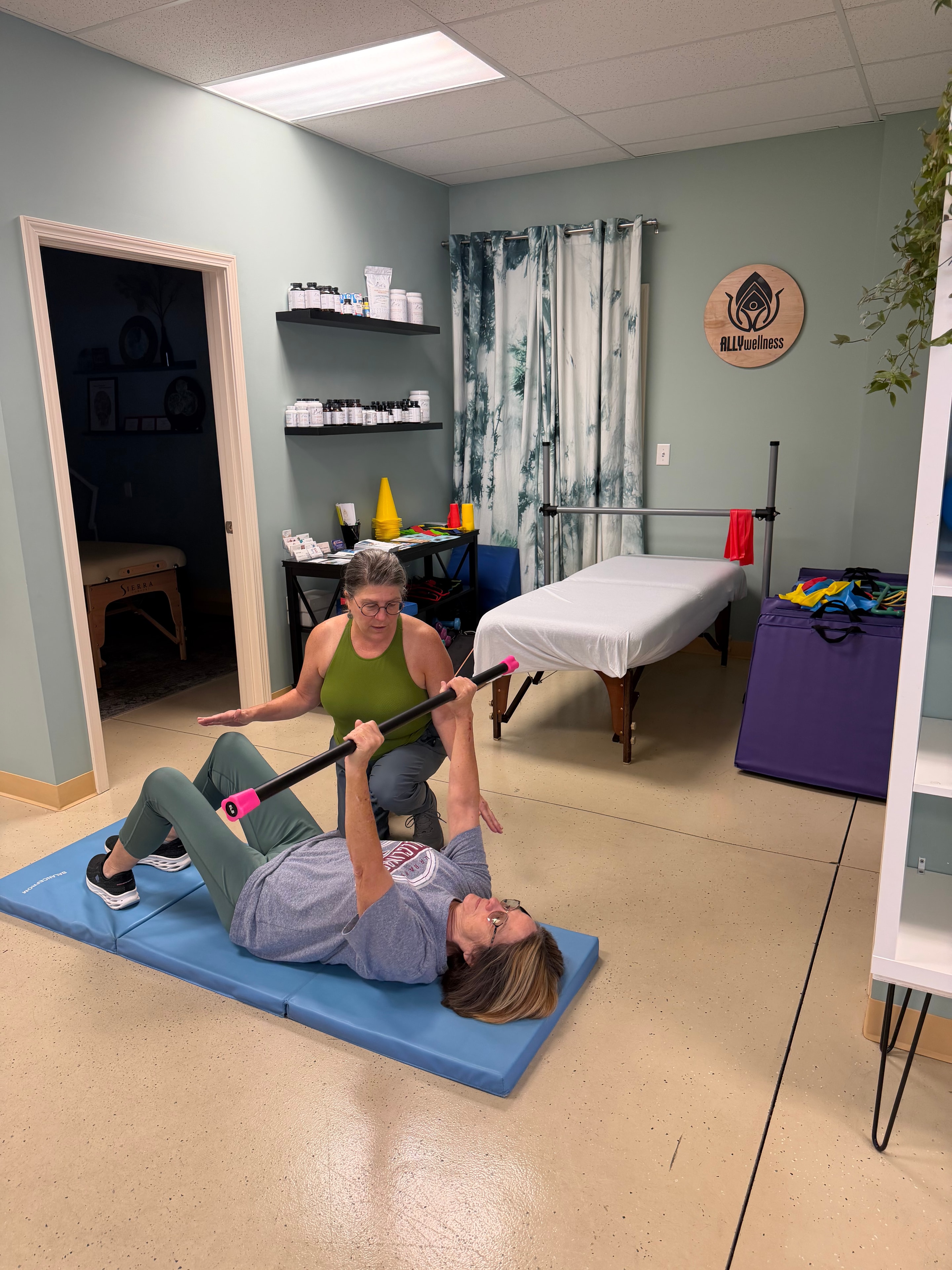 Personal wellness coaching session